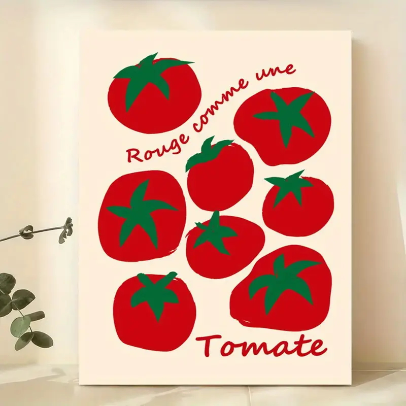 Modern Colorful Red Tomatoes W - Interior Design Living Room 评论和价格