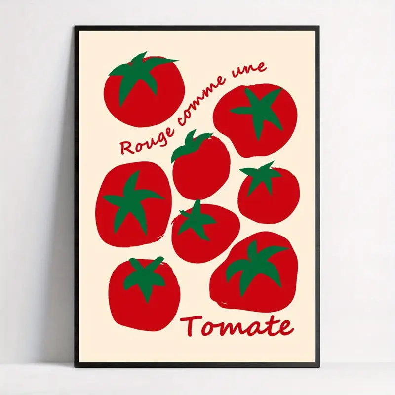Modern Colorful Red Tomatoes W - Interior Design Living Room 评论和价格