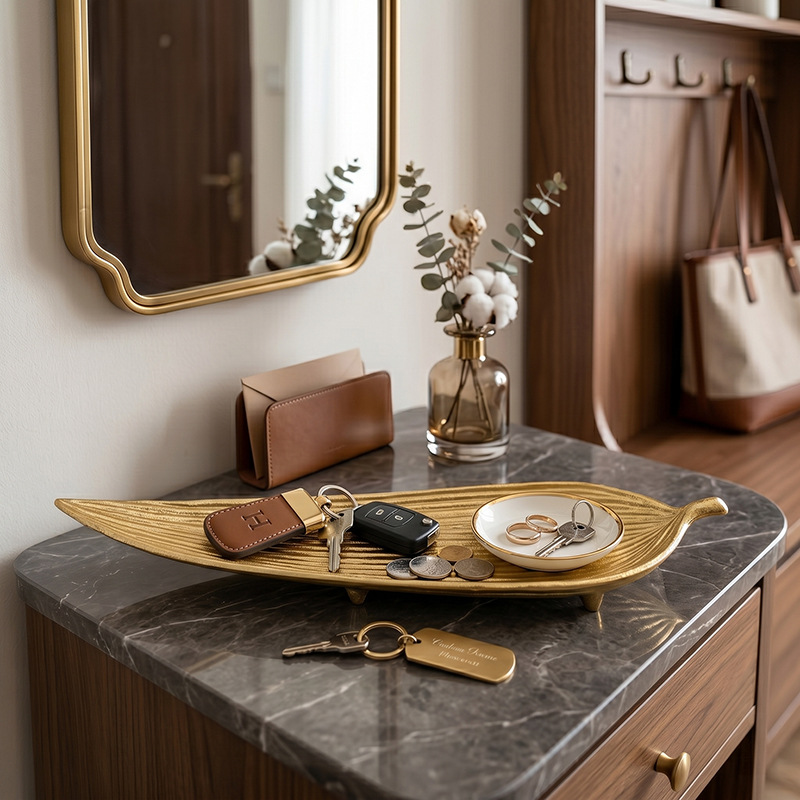 Vintage Gold Decorative Tray,  - Candle Holder Decor 评论和价格