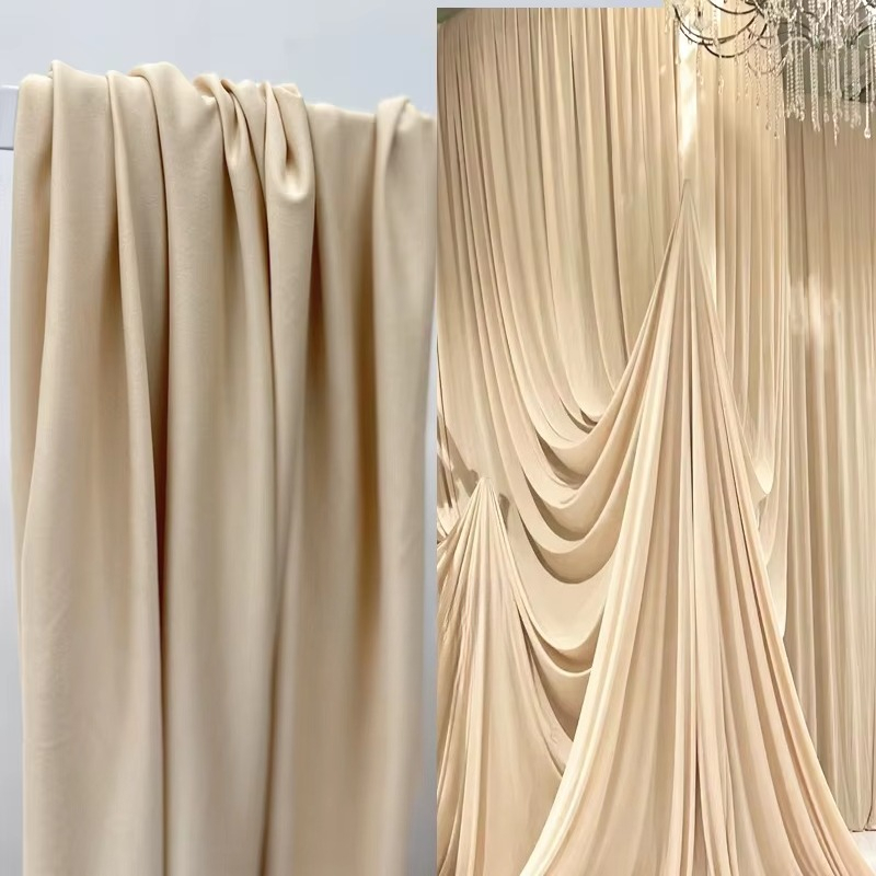 White  Coffee Milk Silk Stretc - Curtain Curtain 评论和价格