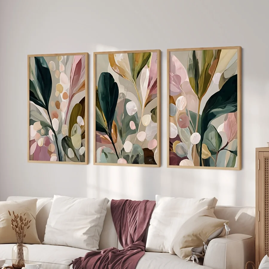 Large-sized 3pcs/set Bohemian  - Abstract Canvas Set 评论和价格