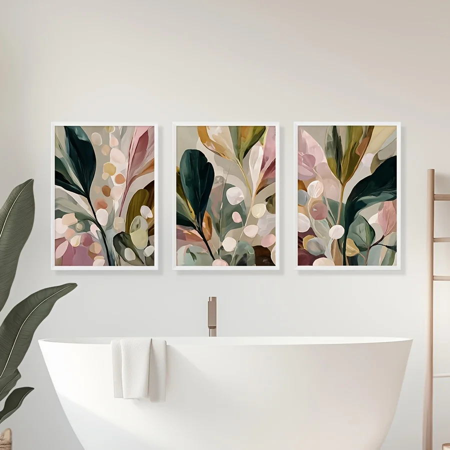 Large-sized 3pcs/set Bohemian  - Abstract Canvas Set 评论和价格