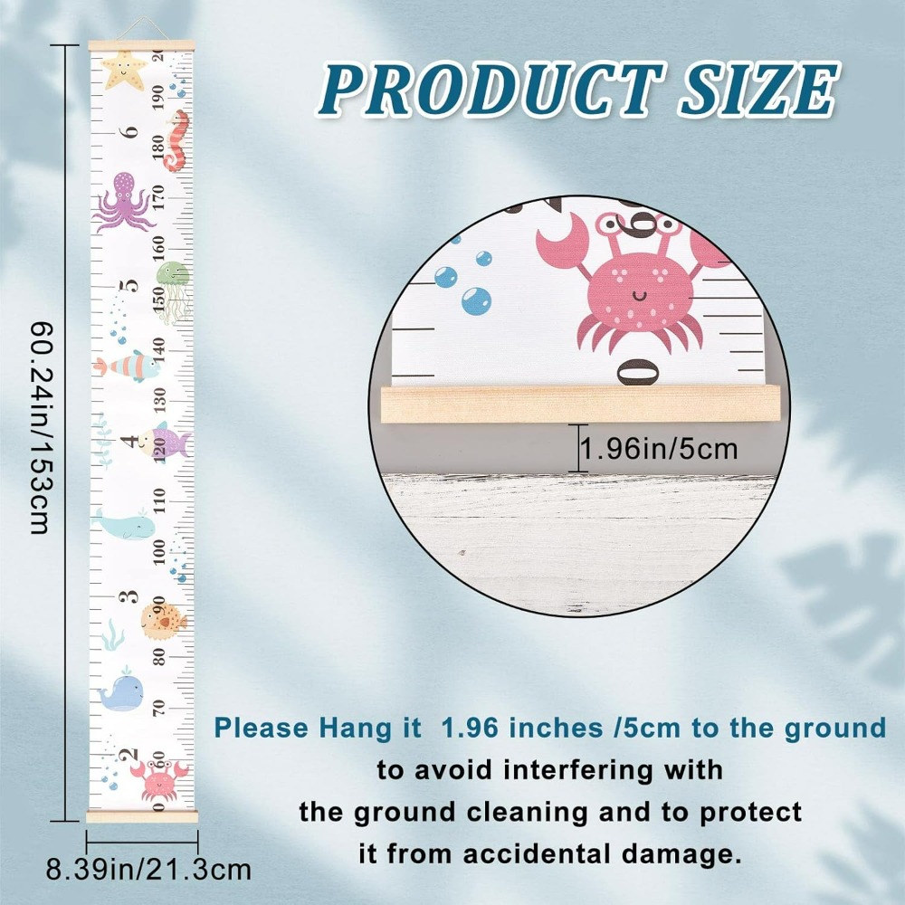Sea Animals Growth Chart Fabri - Picture Frame 评论和价格