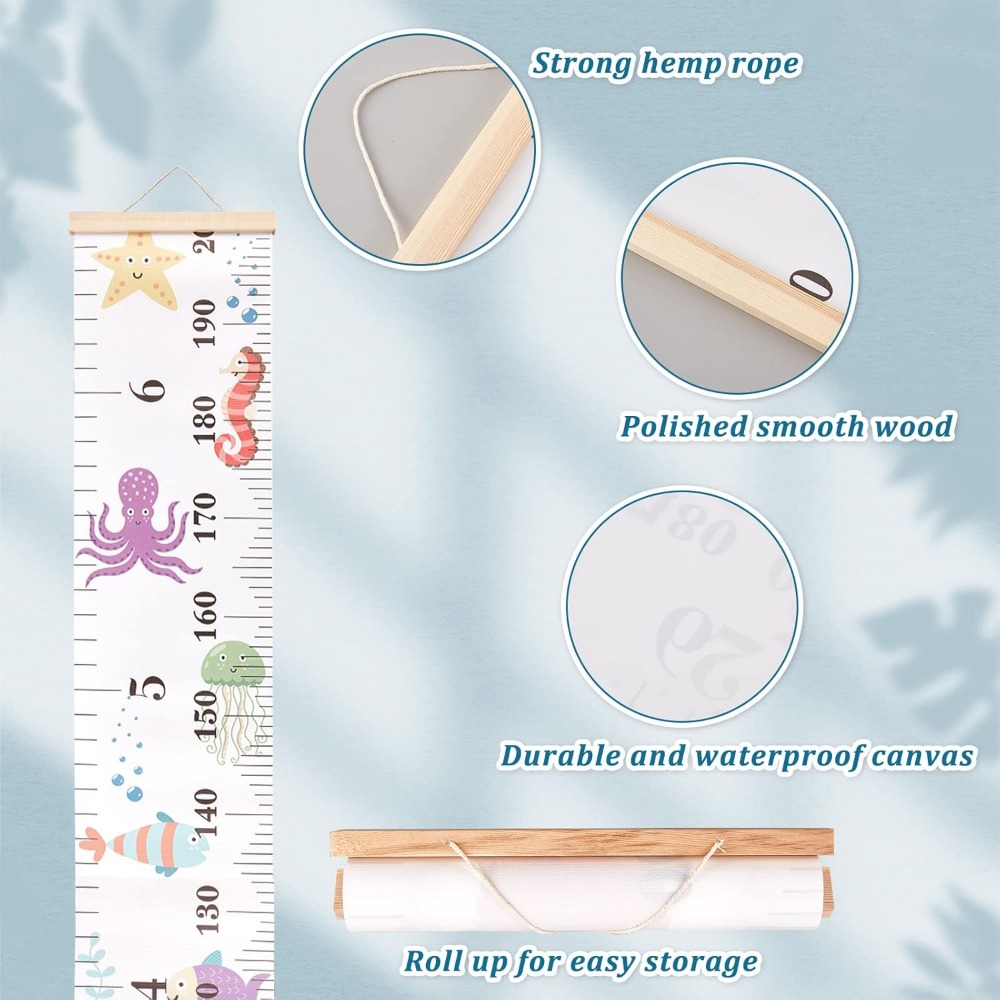 Sea Animals Growth Chart Fabri - Picture Frame 评论和价格