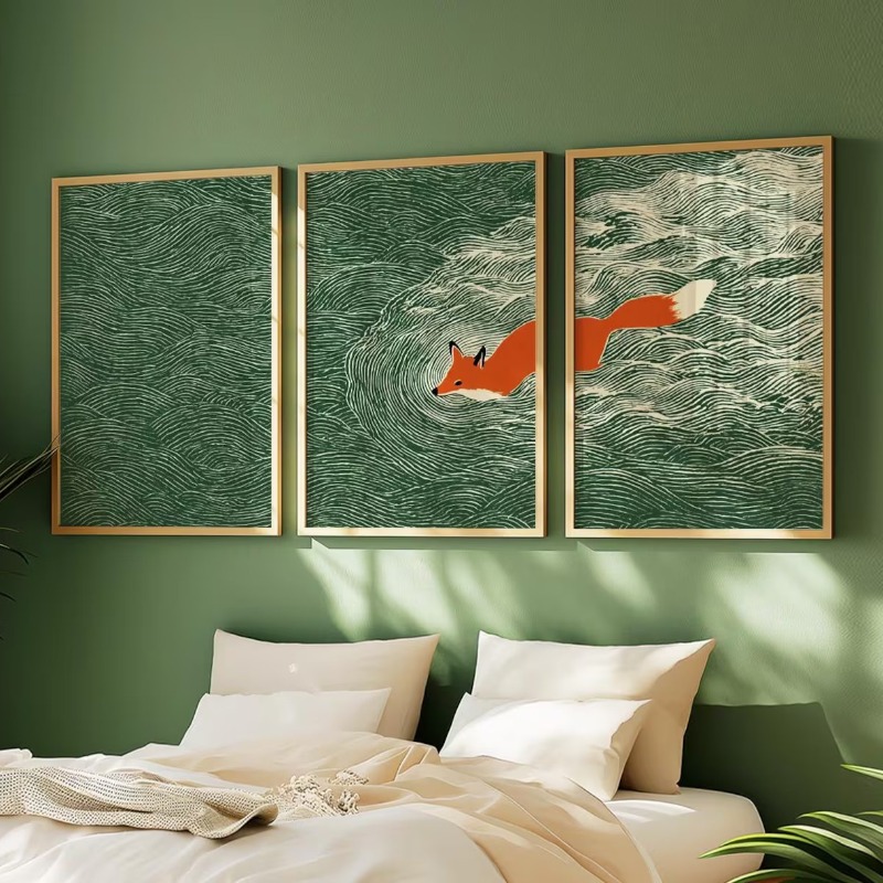 3pcs frameless Canvas Painting - Abstract Canvas Set 评论和价格