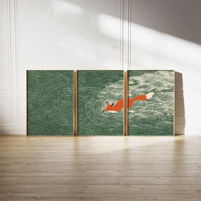 3pcs frameless Canvas Painting - Abstract Canvas Set 评论和价格