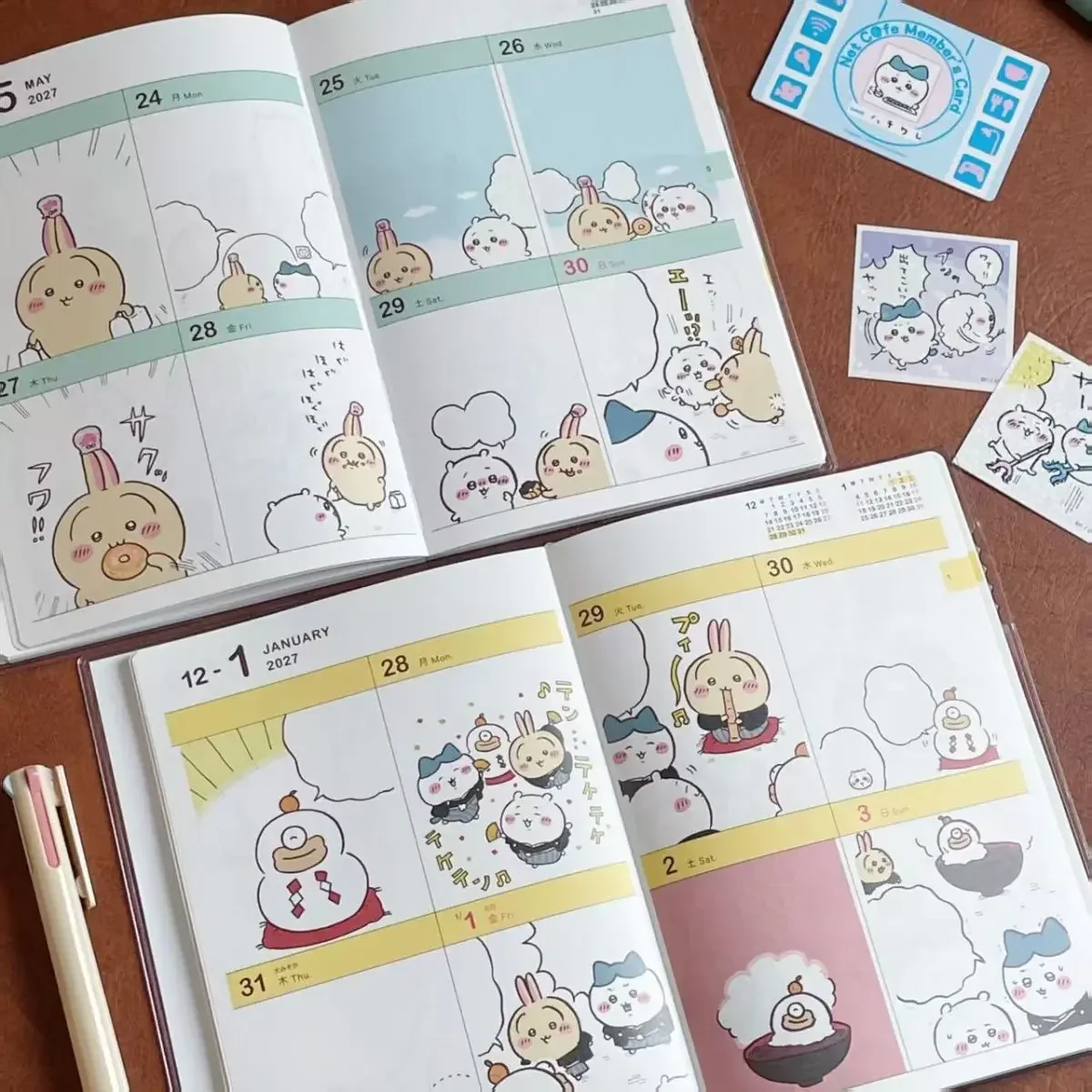 Chiikawa 2027 Diary Weekly Mon - Wall Sticker 评论和价格
