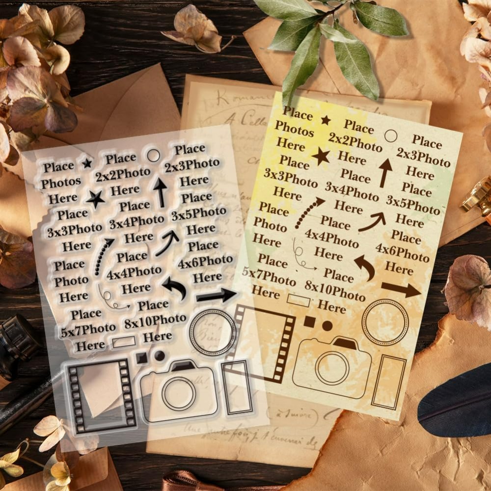 Place Photo Here Clear Stamp A - Picture Frame 评论和价格