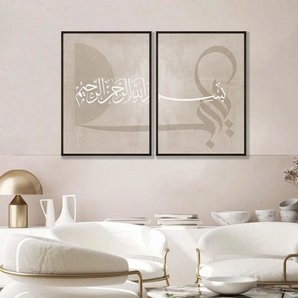 2pcs frameless Canvas Painting - Abstract Canvas Set 评论和价格