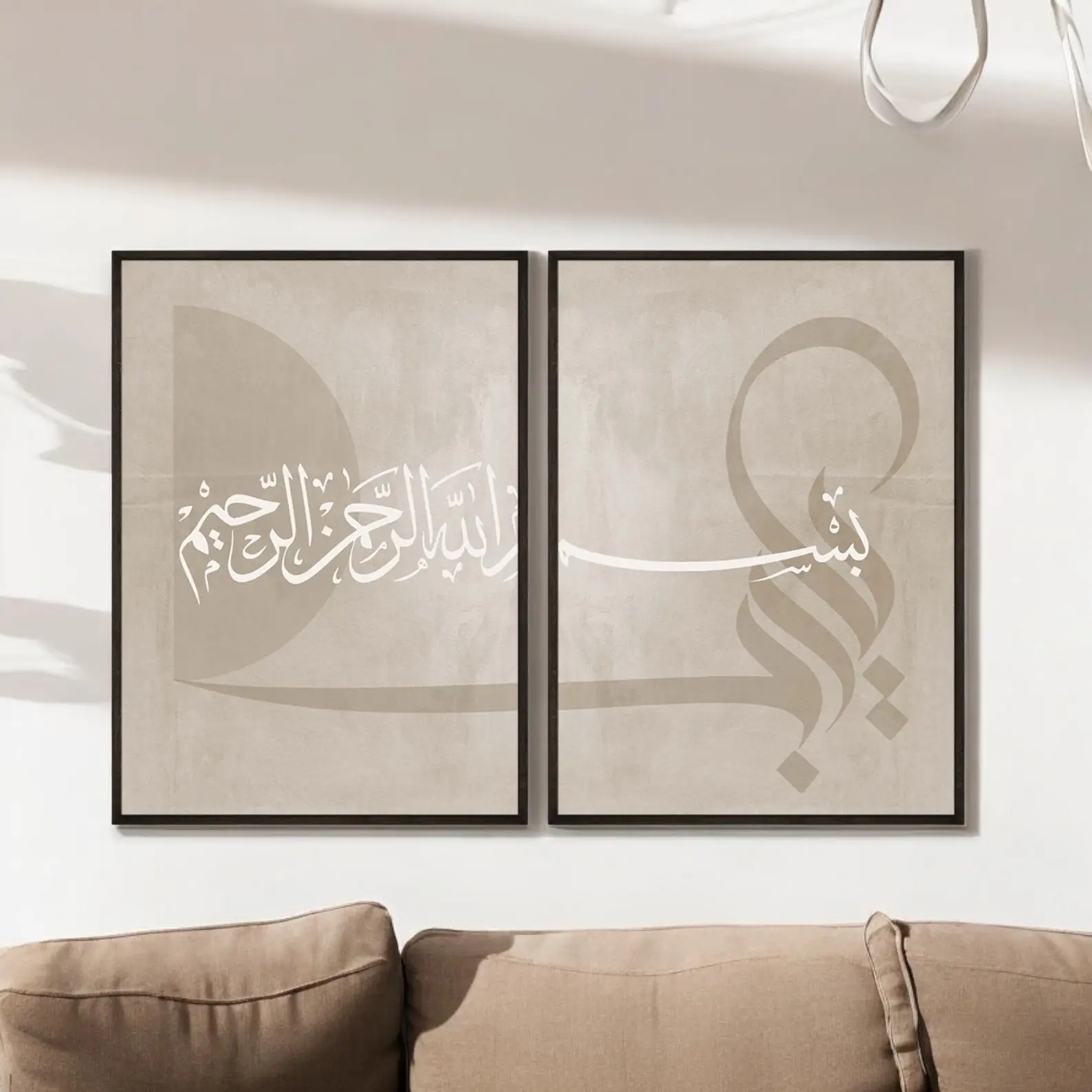 2pcs frameless Canvas Painting - Abstract Canvas Set 评论和价格
