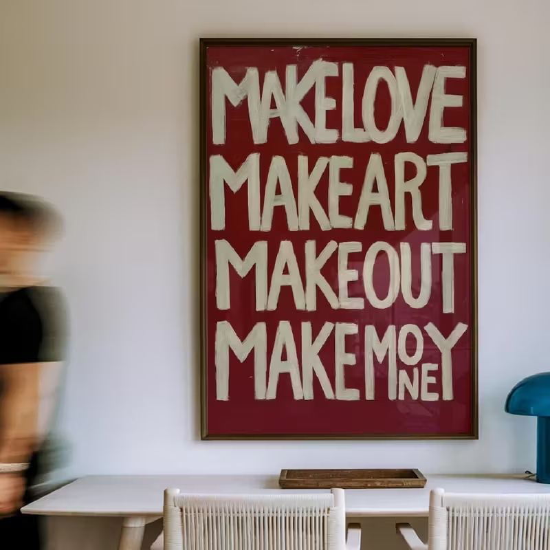 Modern,Retro Self Made Love Ki - Interior Design Living Room 评论和价格