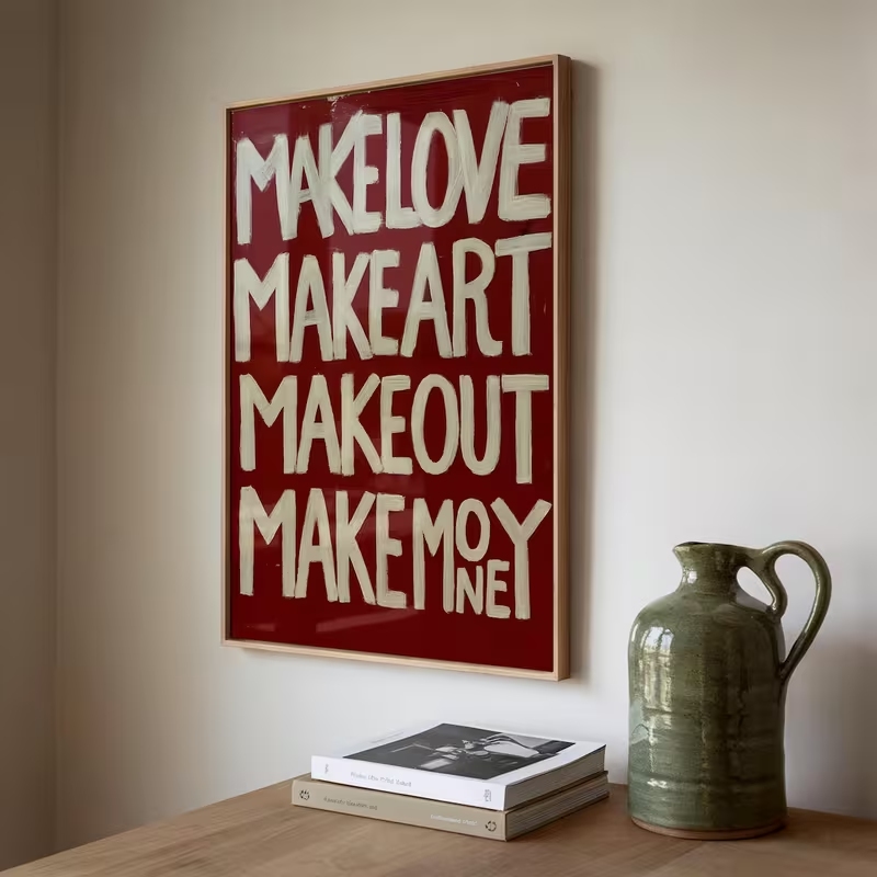 Modern,Retro Self Made Love Ki - Interior Design Living Room 评论和价格
