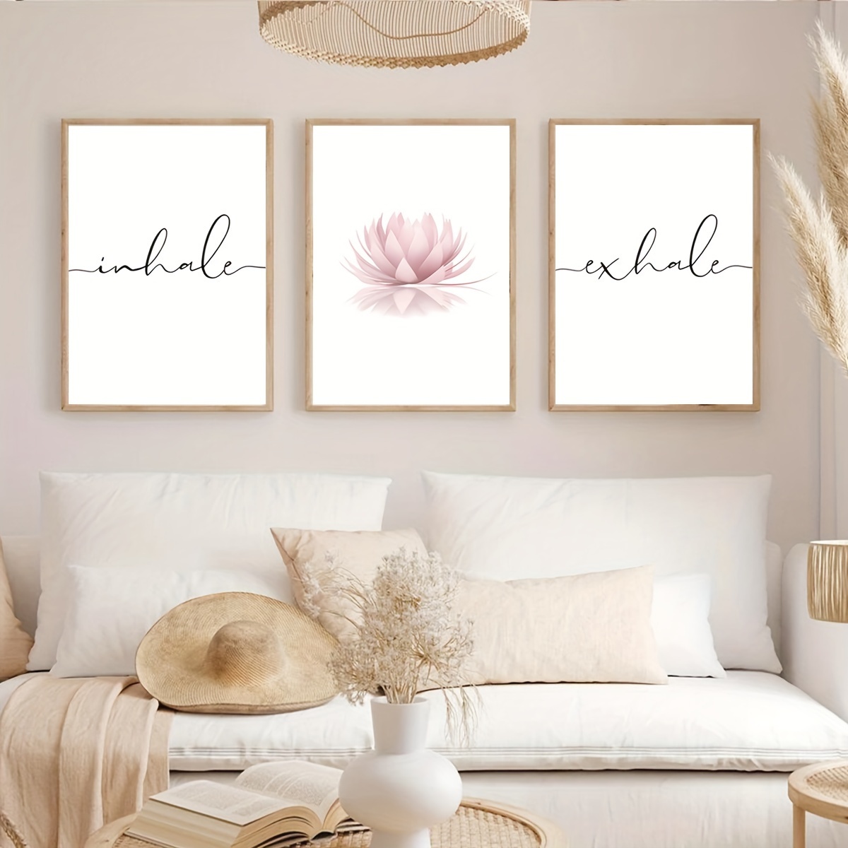 3pcs/set Inhale Exhale Zen Abs - Abstract Canvas Set 评论和价格