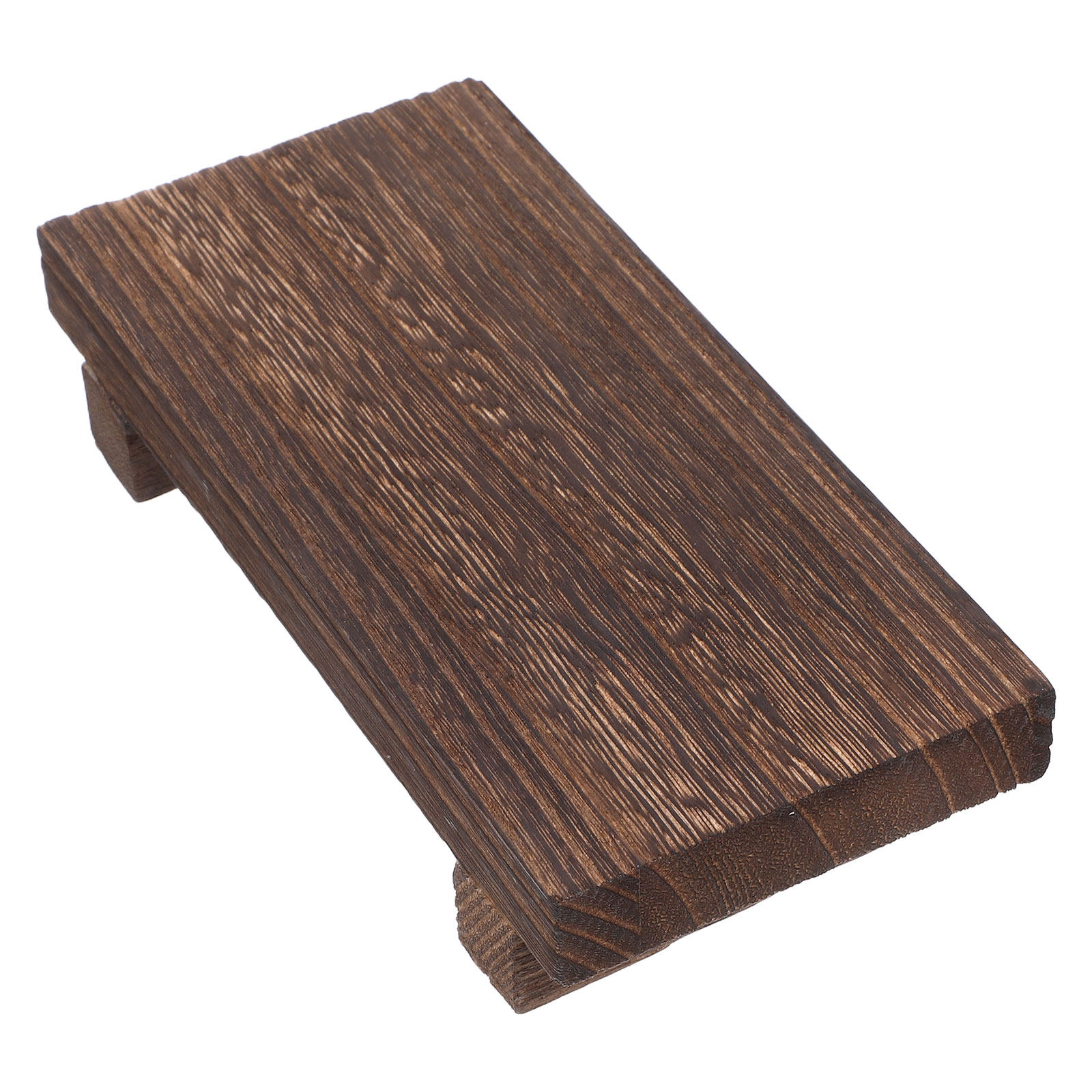 Small Wooden Pedestal Stand Ru - Vase Decor 评论和价格