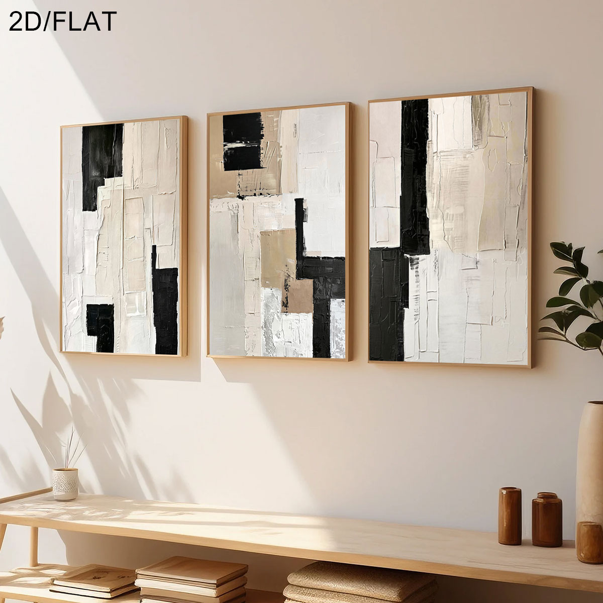 3PCS Frameless,3pcs/Set Modern - Abstract Canvas Set 评论和价格