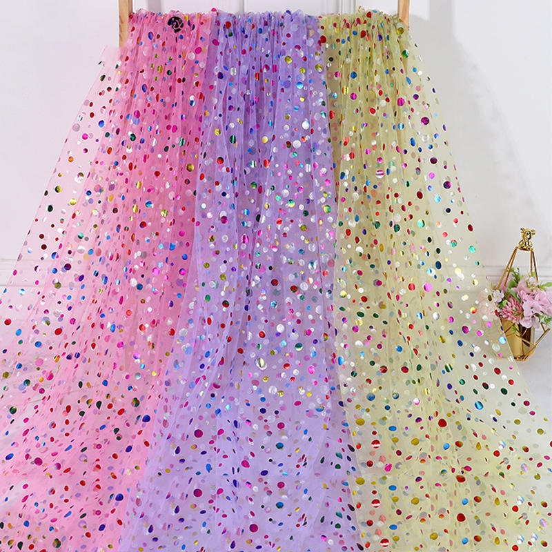 Colorful Polka Dot Gold Foil T - Table Runner 评论和价格