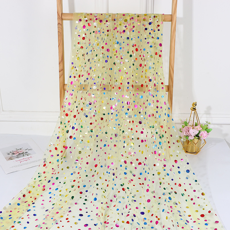 Colorful Polka Dot Gold Foil T - Table Runner 评论和价格