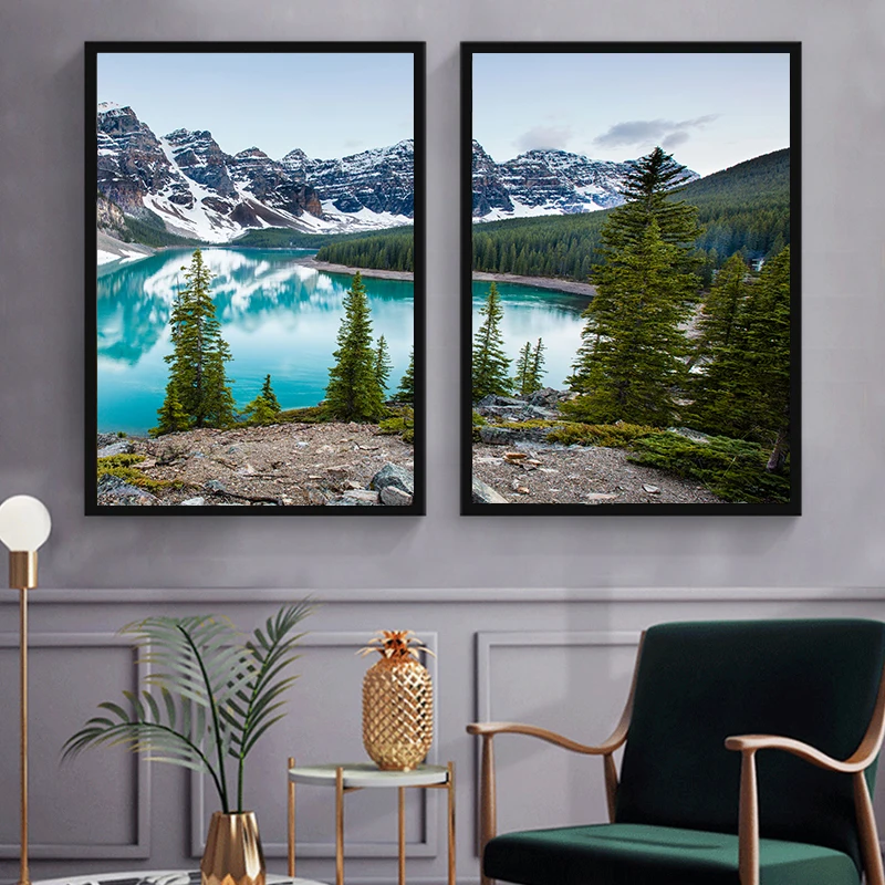 3pcs/Set Natural Forest Landsc - Abstract Canvas Set 评论和价格