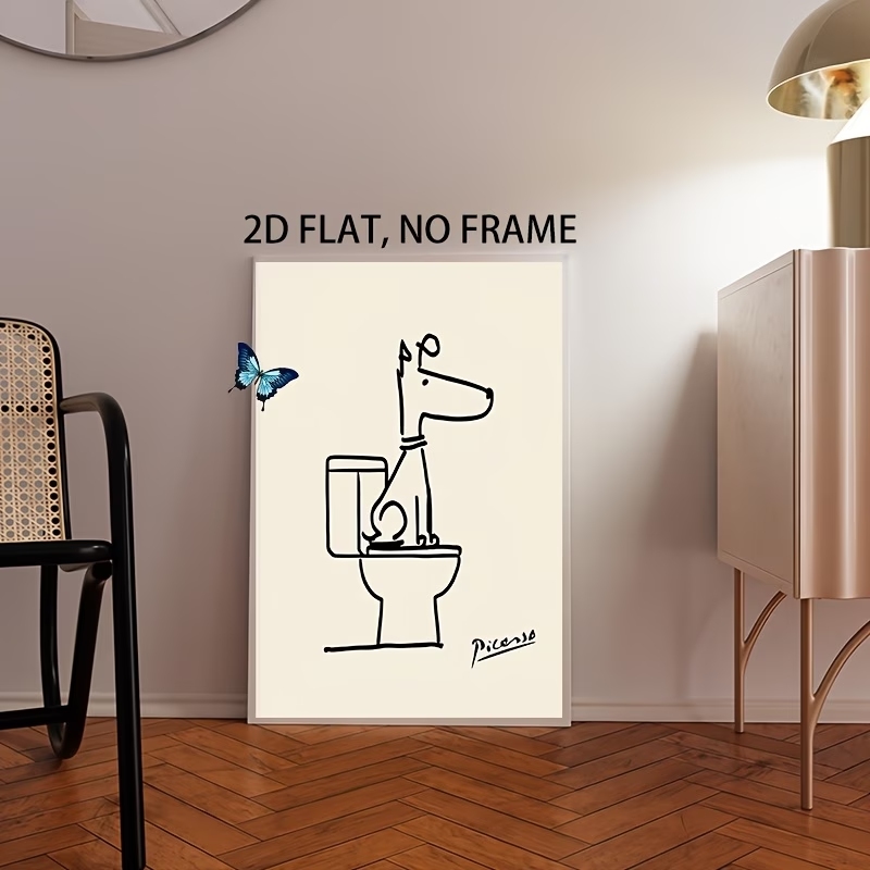 Modern,Retro Fun Dog Toilet Pi - Interior Design Living Room 评论和价格