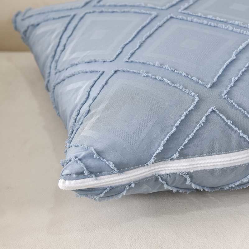 Light Blue Geometric Pattern 2 - Throw Pillow 评论和价格
