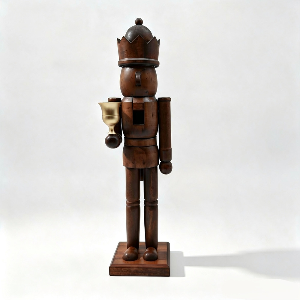Vintage Style Nutcracker With  - Candle Holder Decor 评论和价格