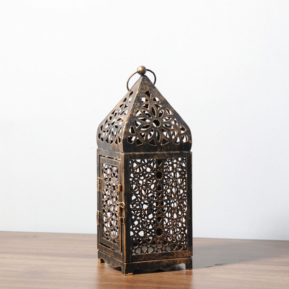 Rustic Moroccan Iron Candle La - Candle Holder Decor 评论和价格