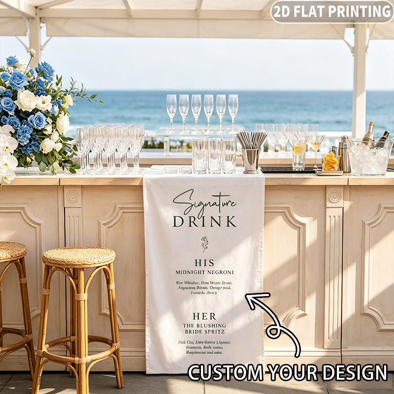 1pc Custom Wedding Tablecover, - Table Runner 评论和价格