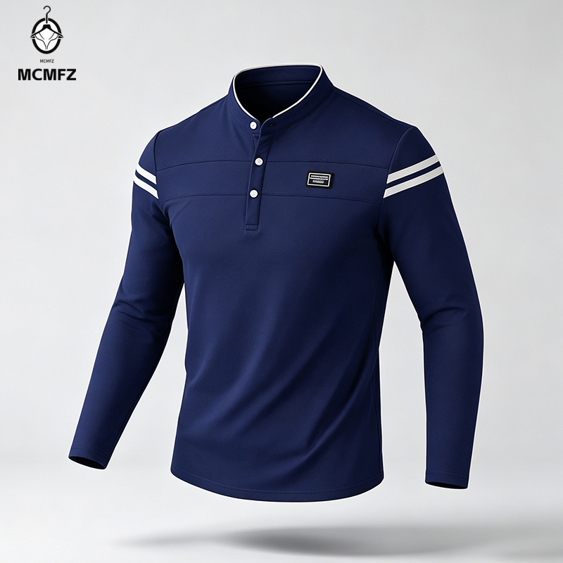 Male Urban Long Sleeve Polo Sh - Wall Sticker 评论和价格
