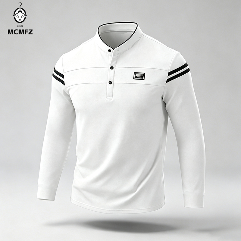Male Urban Long Sleeve Polo Sh - Wall Sticker 评论和价格
