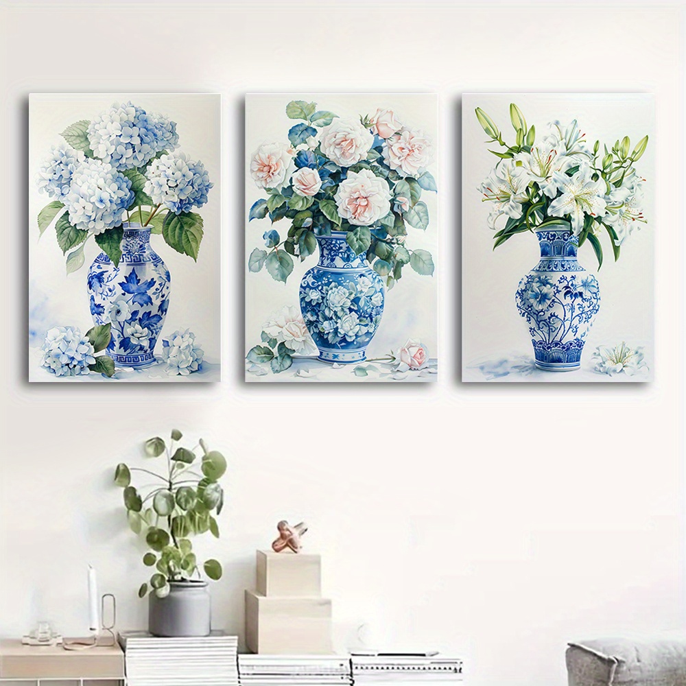 (No frame)Set of 3 Unframed De - Abstract Canvas Set 评论和价格