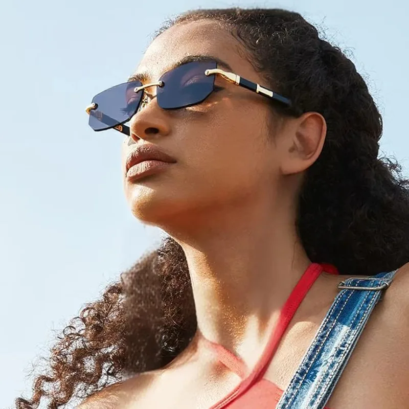 Fashion Punk Square Sunglasses - Decorative Mirror 评论和价格