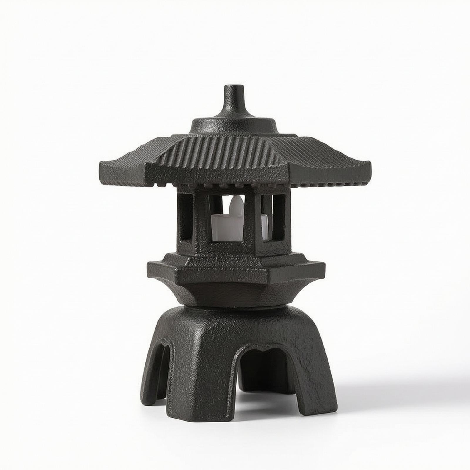 Cast Iron Lantern Tabletop Can - Candle Holder Decor 评论和价格