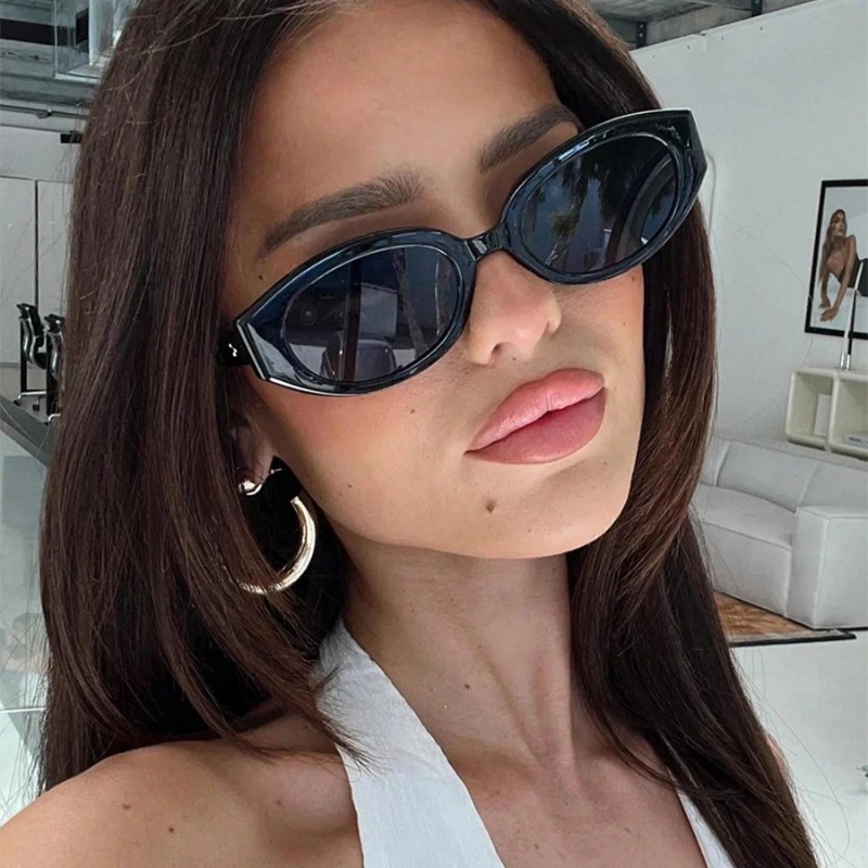 Vintage Cat Eye Sunglasses Wom - Decorative Mirror 评论和价格