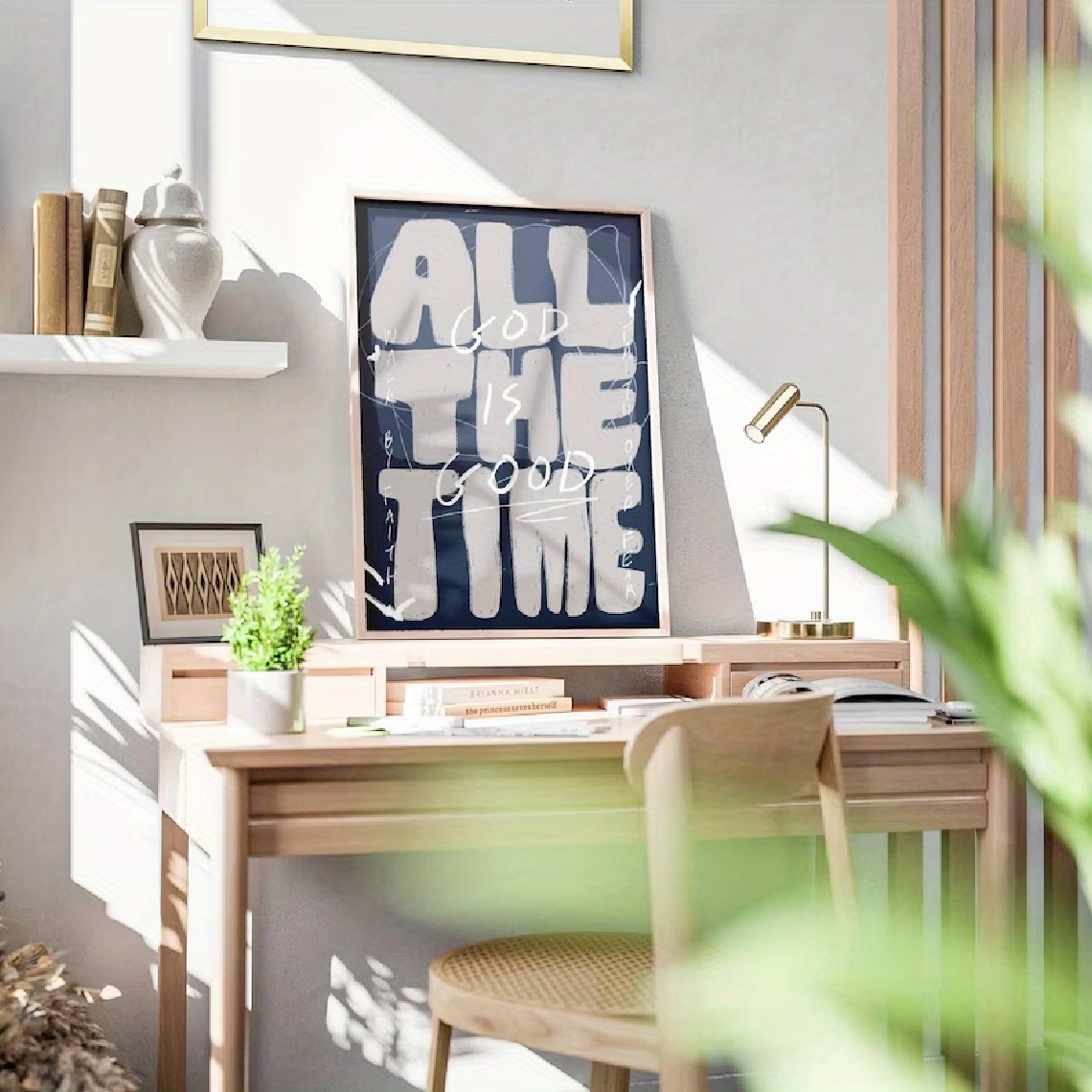 God Is Always Good Inspiration - Interior Design Living Room 评论和价格