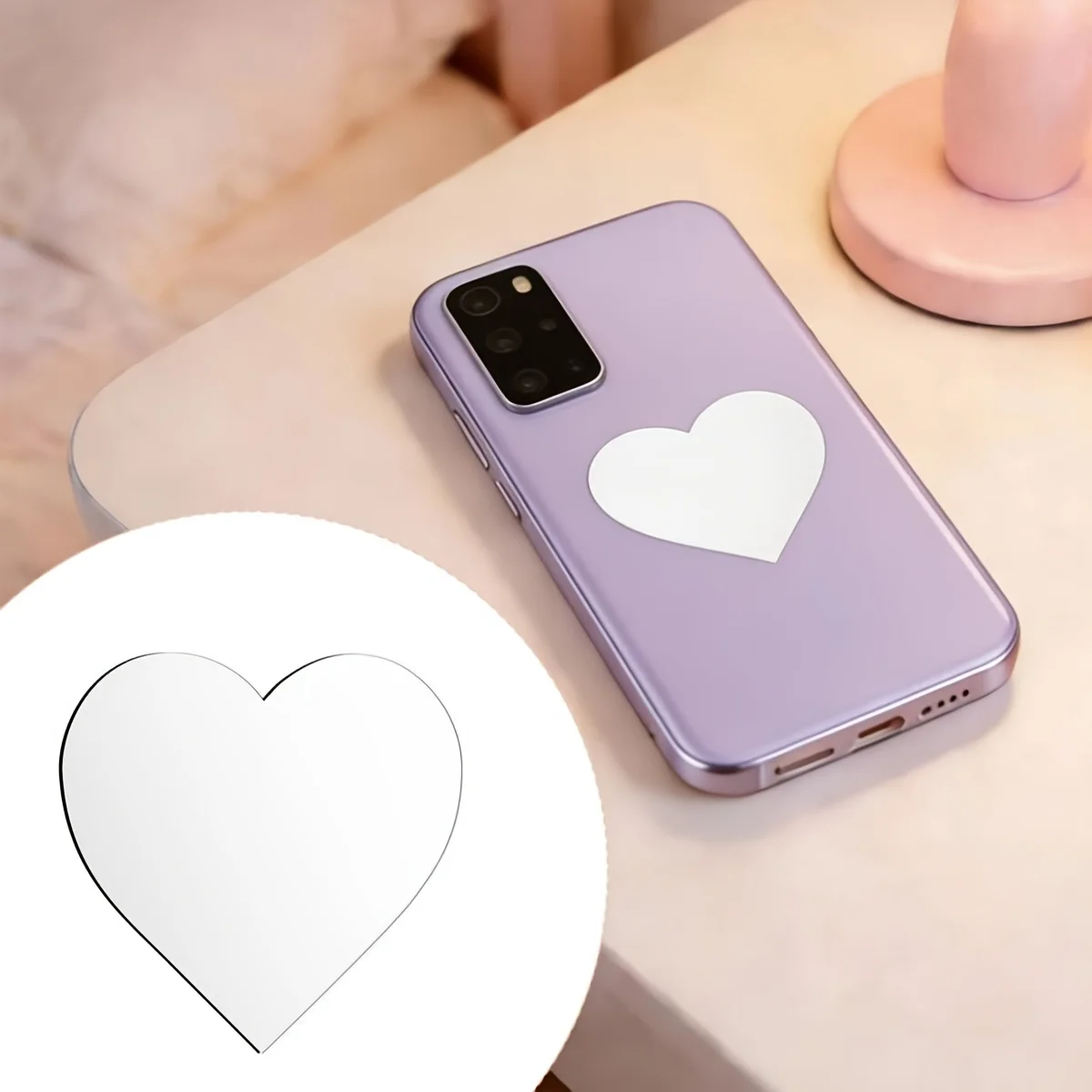 2pcs Phone Mirror Stickers,Mak - Decorative Mirror 评论和价格