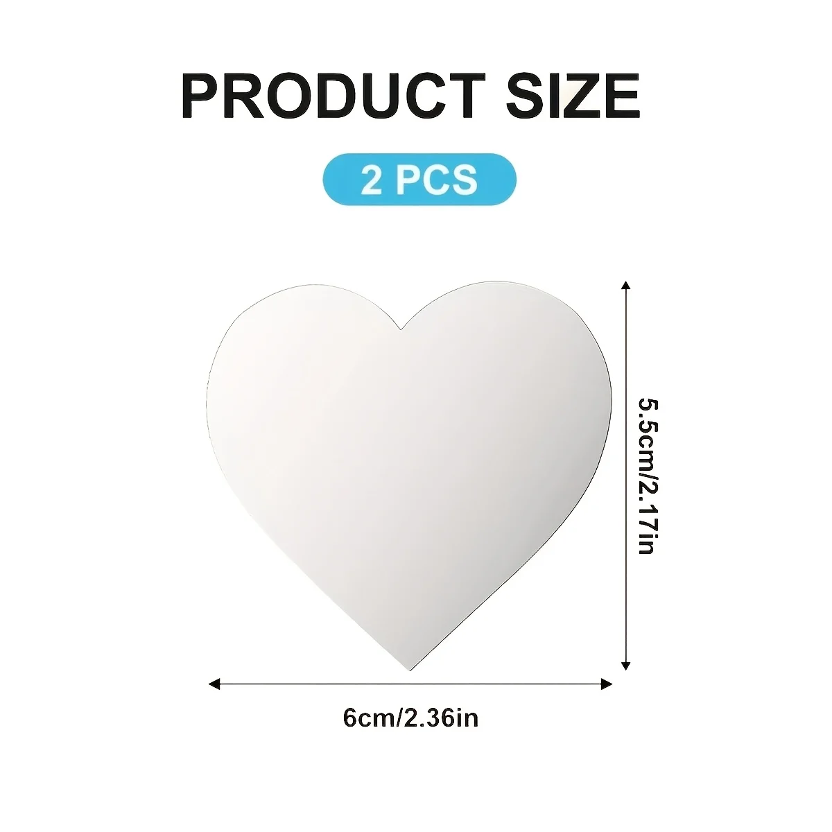 2pcs Phone Mirror Stickers,Mak - Decorative Mirror 评论和价格