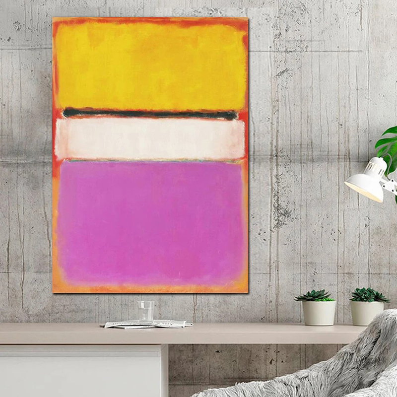 Wall Decor, Mark Rothko Poster - Abstract Canvas Set 评论和价格