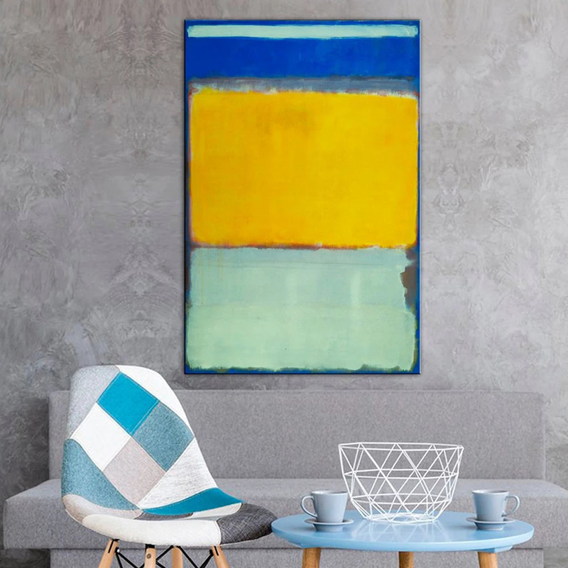 Wall Decor, Mark Rothko Poster - Abstract Canvas Set 评论和价格
