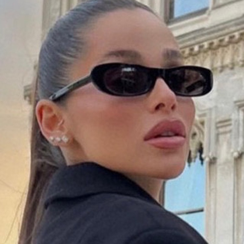 Small Frame Oval Sunglasses Wo - Decorative Mirror 评论和价格